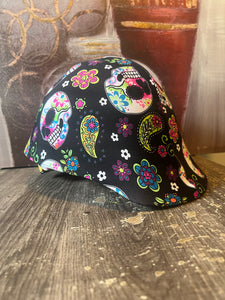 Floral skulls