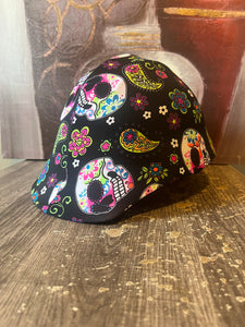 Floral skulls